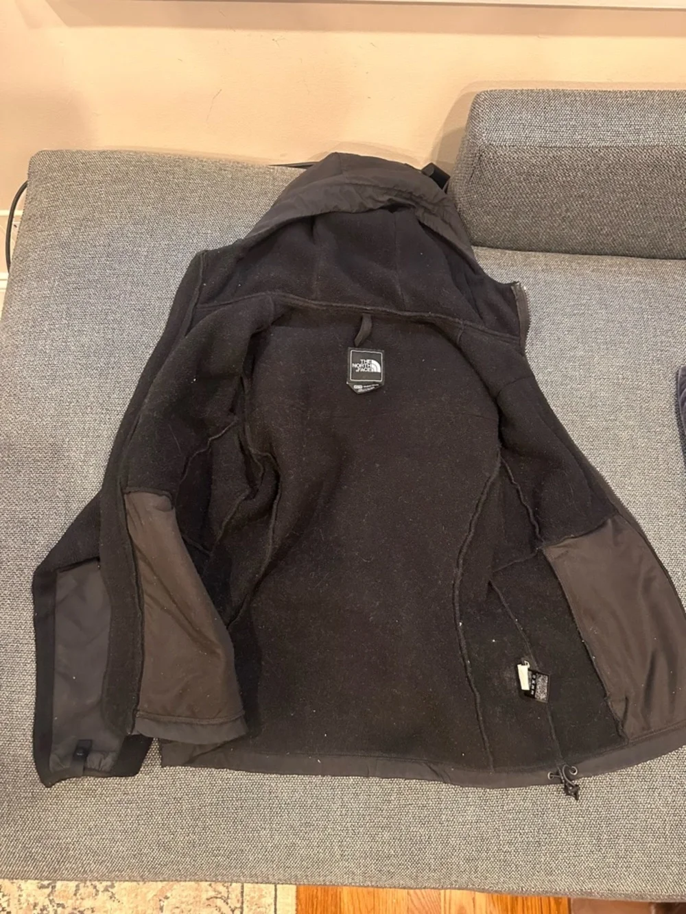 North Face Denali Jacket / Coat / Fleece with hood - size XS - Picture 3 of 3